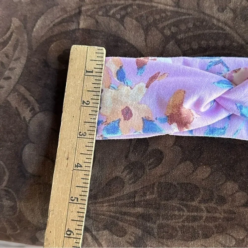 Handmade flower twist headband